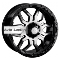 LS 9x20/6x139,7 ET20 D100,1 1285 BKF (конус, Колпак+лого)