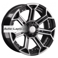 LS 9x20/6x139,7 ET20 D106,1 1293 BKF (конус, Колпак+лого)