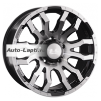 LS 9x20/6x139,7 ET20 D106,1 1294 BKF (конус, Колпак+лого)