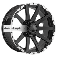 LS 9x20/6x139,7 ET20 D100,1 1302 BKL (конус, Колпак+лого)