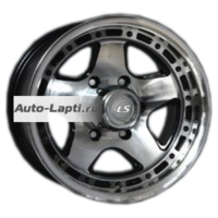 LS 8x16/6x139,7 ET-10 D106,1 870 BKF (конус, Колпак+лого)